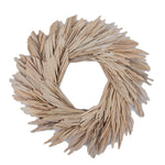Vickerman H8CLW999 Natural Botanicals 17" Bleached Canna Leaf Wreath