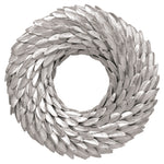 Vickerman H6AST2538 25" Champagne Aster Triangle Bean Wreath Dried