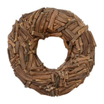 Vickerman H6BAN2000 20" Natural Banana Stick Cut Wreath Dried