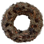 Vickerman H6MIX2500 25" Natural Mixed Wreath Dried