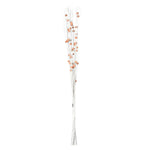 Vickerman H7BTC900 Natural Botanicals 32" Natural Dried Ting With Cream Wood Bead- 24 Sticks/Polybag.
