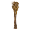 Vickerman H7CTT008 Natural Botanicals 24"-28" Curly Ting Ting Gold With Gold Glitter. 5 Bunches Per Pack.