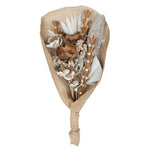 Vickerman H7NPB000 Natural Botanicals 19" White Wash Palm Assorted Bouquet. Realistic Looking Botanicals.