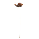 Vickerman H7PCS000 Natural Botanicals 2.75" Palm Cap Natural On Stem. Includes 75 Pieces Per Pack.