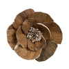 Vickerman H7SFL016 Natural Botanicals 1.6"/2.4"/3.2" Assorted Walnut Sola Flower Head 24 Flowers/Polybag.