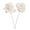 Vickerman H7SFS036 Natural Botanicals 4" Natural Dried Roestte Sola Flower On 12" Wire Stem- 12 Stem/Polybag.