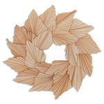 Vickerman H8PAW999 Natural Botanicals 17" Bleached Palm Spear Wreath.