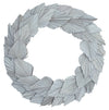 Vickerman H8PAWL900 Natural Botanicals 24" White Washed Palm Spear Wreath