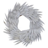 Vickerman H8SUW900 Natural Botanicals 17" White Washed Palm Sun Wreath.