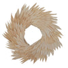 Vickerman H8SUW999 Natural Botanicals 17" Bleached Palm Sun Wreath.