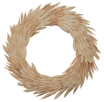 Vickerman H8SUWL999 Natural Botanicals 24" Bleached Palm Sun Wreath