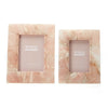 Two's Company HCM003-S2 Pink Quartz Set of 2 Photo Frame
