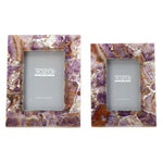 Two's Company HCM004-S2 Amethyst Set of 2 Photo Frame