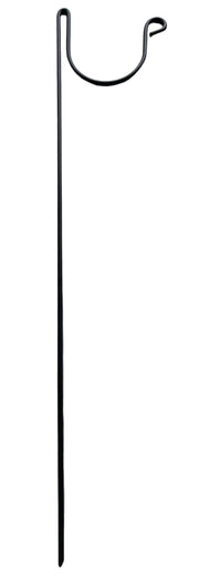 Garden Hose Holder Round Vertical Wrought Iron Design