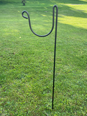 Heavy Duty Outdoor Hose Storage Stand Black Iron