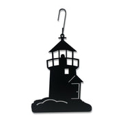 Lighthouse Hanging Silhouette Black Wrought Iron Wall Decor