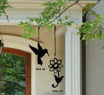 Decorative Shasta Daisy Wall Ornament Indoor Outdoor Iron Silhouette