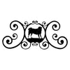 Rustic Iron Wall Decor – Dog Plaque