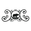 Nature Inspired Iron Wall Decor – Bear Plaque – 11" Height – Decorative Accent – by Village Wrought Iron Inc.