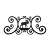 Nature Inspired Iron Wall Decor – Moose Plaque – 11" Height – Decorative Accent – by Village Wrought Iron Inc.