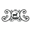 Nature Inspired Iron Wall Decor – Deer Plaque – 11" Height – Decorative Accent – by Village Wrought Iron Inc.