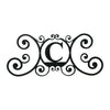 House Letter C Wall Plaque – Metal Construction – 11" Height Outdoor Accent by Village Wrought Iron Inc.