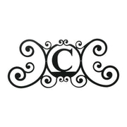 House Letter C Wall Plaque – Metal Construction – 11