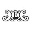 House Letter E Wall Plaque – Metal Construction – 11" Height Outdoor Accent by Village Wrought Iron Inc.