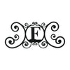 Metal House Plaque Letter F
