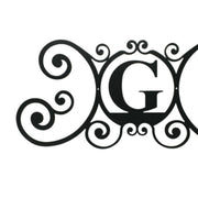 Letter G Metal Initial