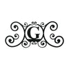 Metal House Plaque Letter G