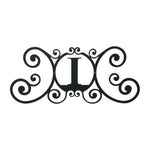 Decorative House Plaque Metal Letter I 24" W Height for Door or Patio Wall by Village Wrought Iron Inc.