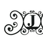 Letter F Metal Initial