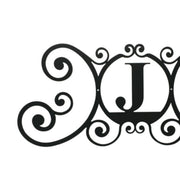 Letter F Metal Initial