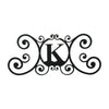Metal House Plaque Letter K