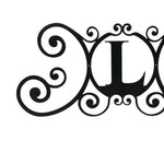 Letter F Metal Initial