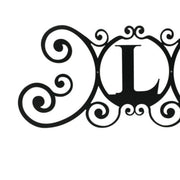 Letter F Metal Initial