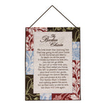 Tapestry Banner with Verse –18" Cotton Blend by Manual Woodworkers