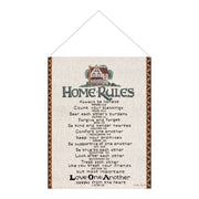 HOME RULES W/VERSE tap banner
