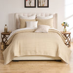 Minimalist Twin Bedding – Natural 2-Piece Coverlet Set