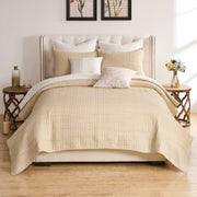 Minimalist Twin Bedding – Natural 2-Piece Coverlet Set