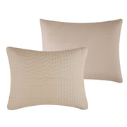 Minimalist Twin Coverlet – Natural Cotton Bedding Set