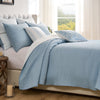 Greenland Home Twin/XL Quilt Set – Sky Blue 2-Piece Cotton Coverlet