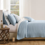 Greenland Home 2-Piece Blue Coverlet Set – Twin/XL Cotton Bedding
