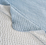Soft Blue Cotton Quilt – Twin/XL Size with Matching Sham