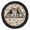 Earth Rugs Alaska Jute Coaster Rustic 5x5
