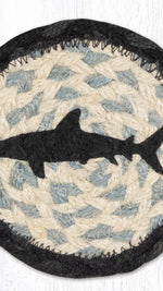 Farmhouse Rustic Shark Design Coaster 5x5