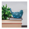 Light-Up Ceramic Blue Birds – Set of 2 Decorative LEDs