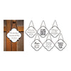 Rustic Quatrefoil Motivational Wall Art Set for Farmhouse Style Rooms