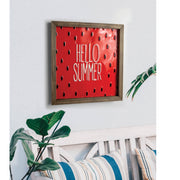 Manual Woodworkers Metal Sign Set – Watermelon Seed Theme
